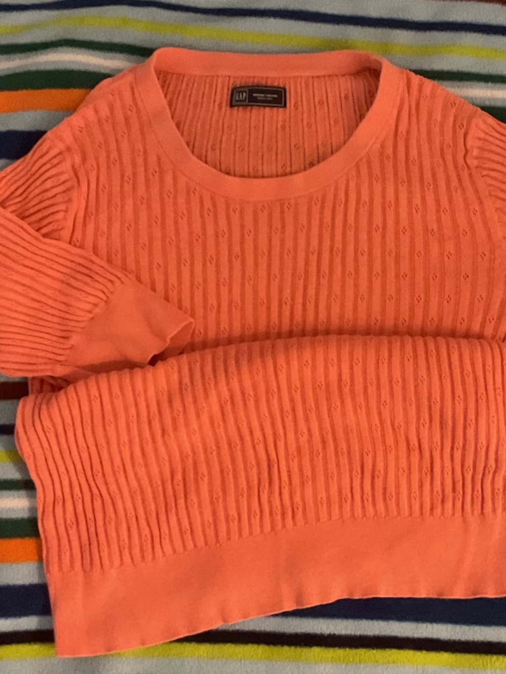 Cotton knit sweater